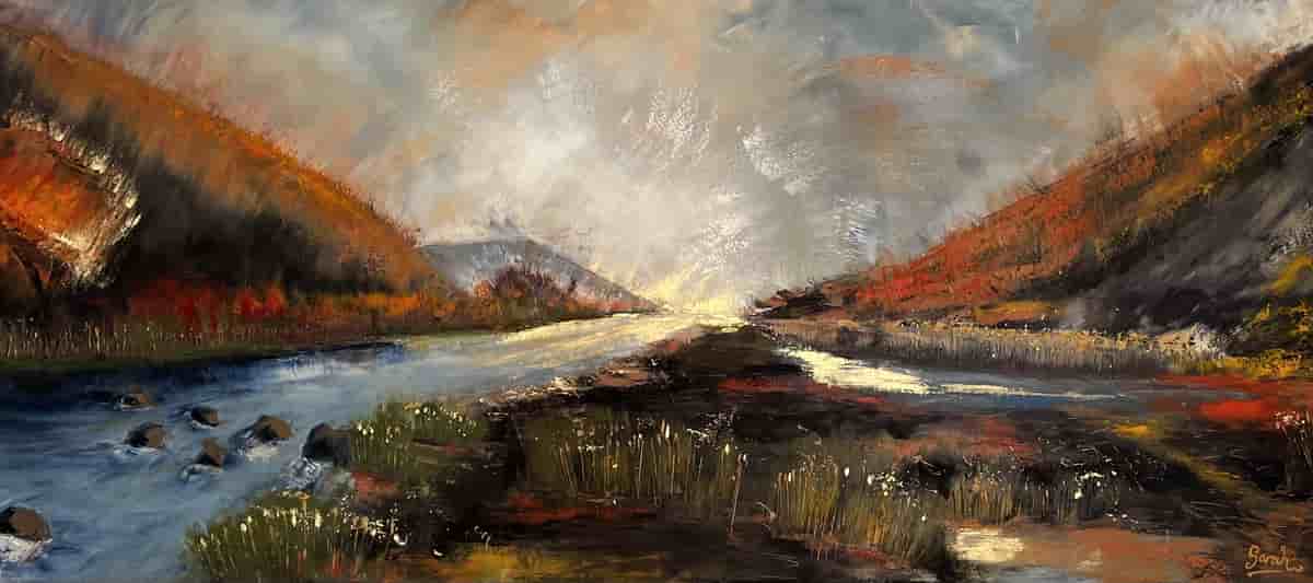 painting of Autumn in motion